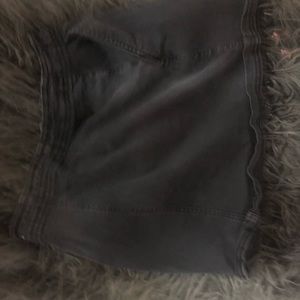 Black American eagle mini skirt